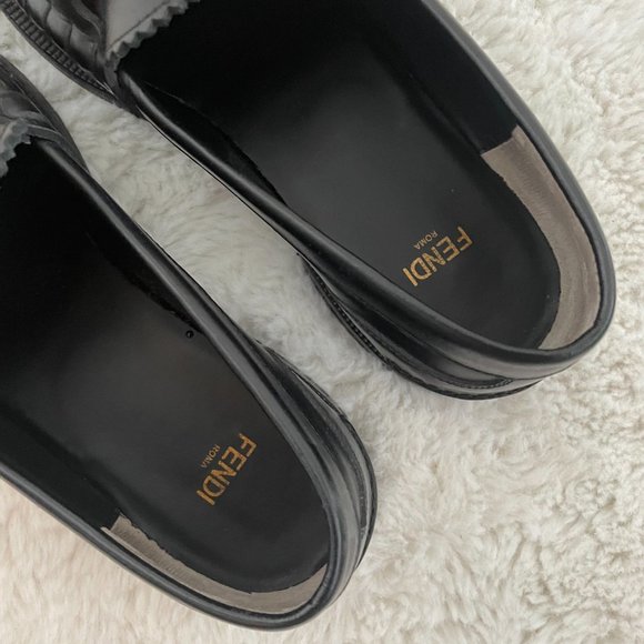 FENDI O'LOCK LOAFERS - Picture 3 of 5